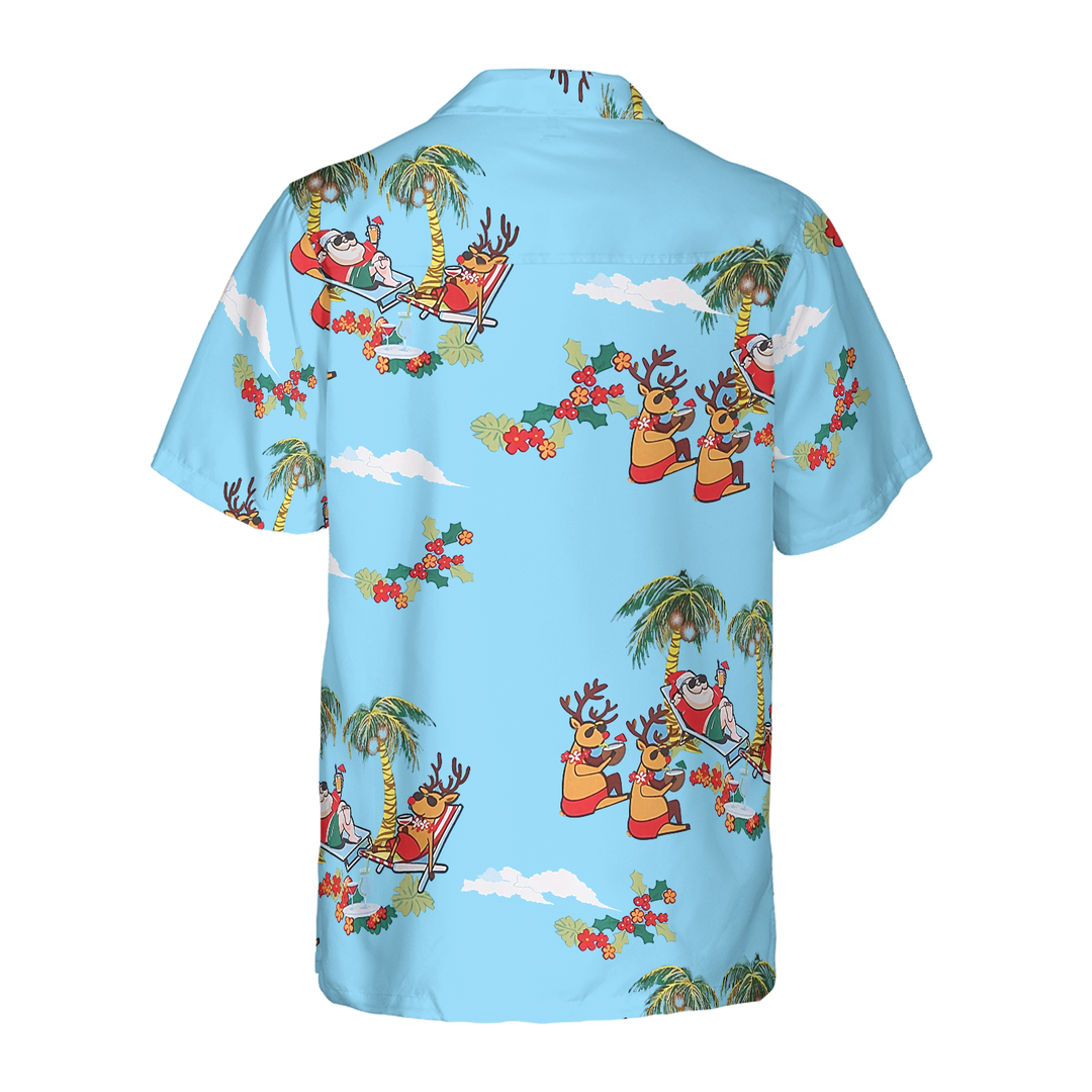 Luvik | God jul Julemannen 2 Hawaii-skjorte
