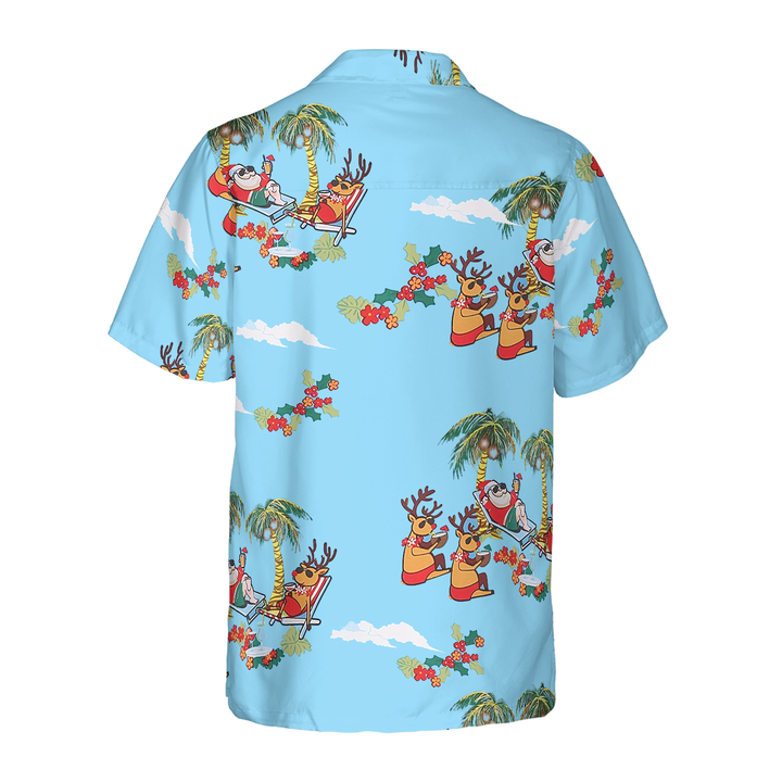 Luvik | God jul Julemannen 2 Hawaii-skjorte