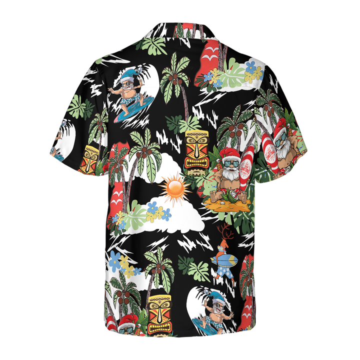 Luvik | God jul Julemannen 9 Hawaii-skjorte
