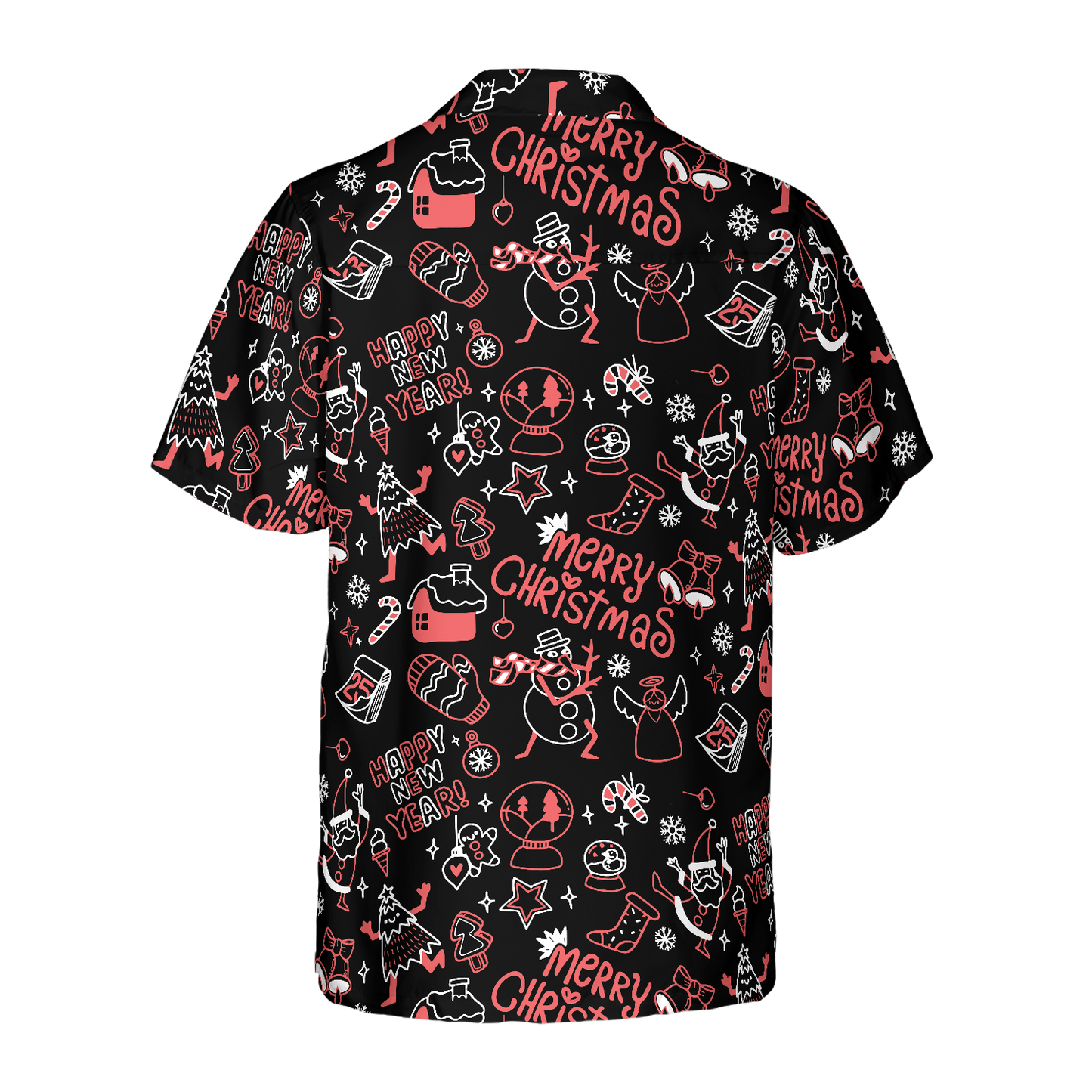 Luvik | Jouluhawaiji-paidat Hyperfavor, lyhythihaiset jouluraitapaidat, joululahjaidea miehille ja naisille