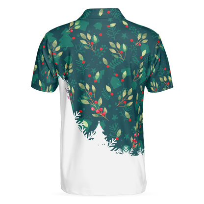 Luvik | Joulupaidat miehille ja naisille, joulusukat golfpallon kuvalla miesten lyhythihainen T-paita