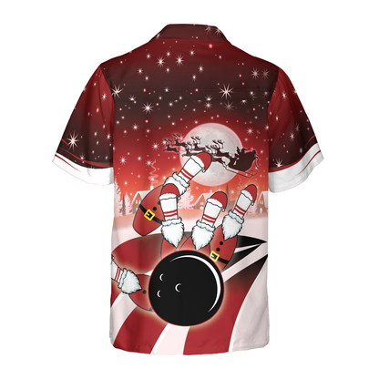 Luvik | Hawaijipaitalista, lyhythihainen joulupaitabowling, joululahjaidea miehille ja naisille