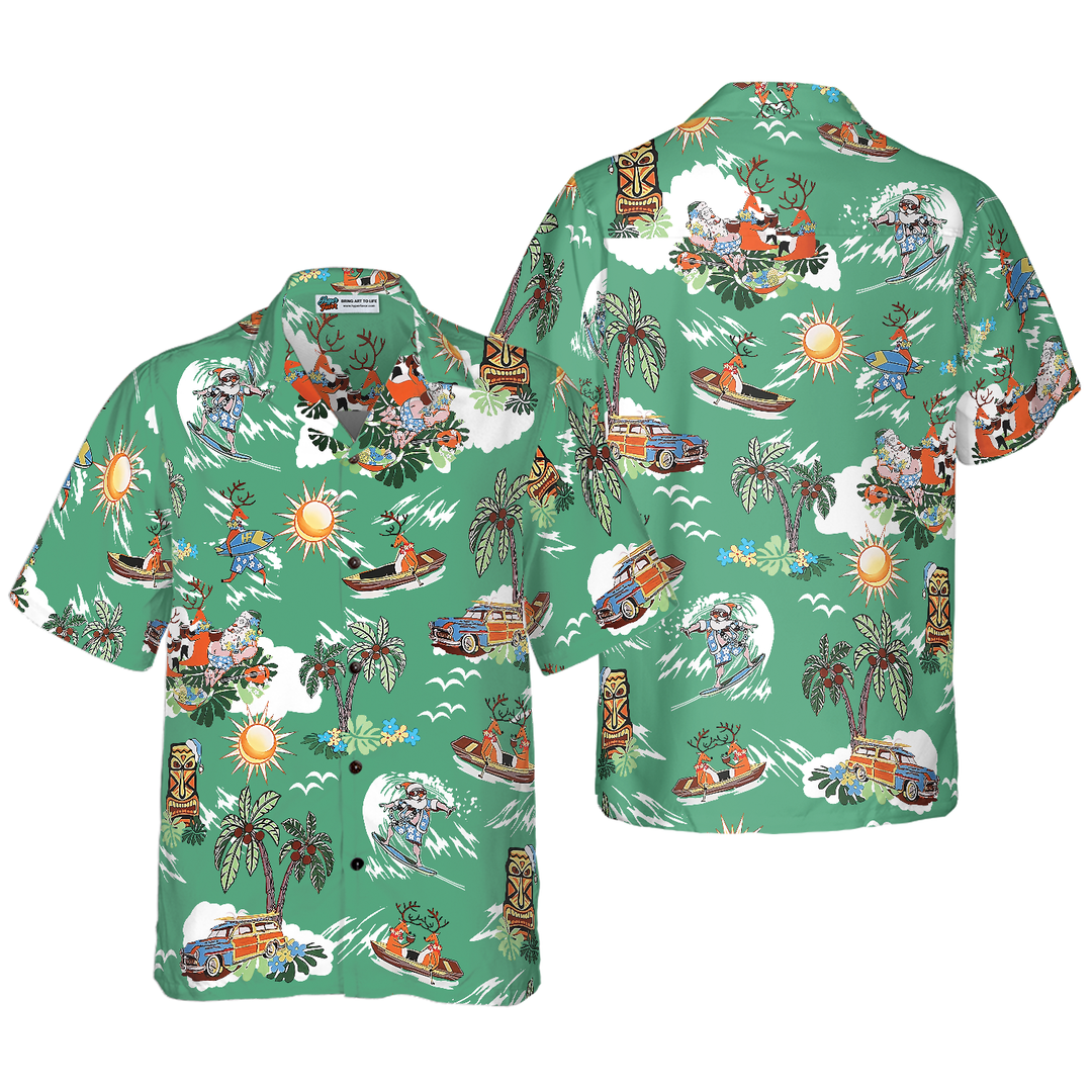 Luvik | God jul Julefar 10 Hawaii-skjorte