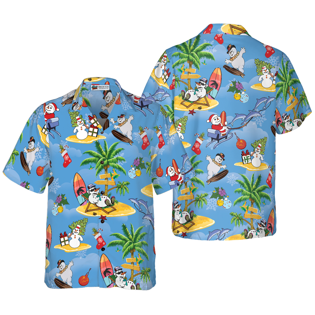 Luvik | God jul Julemannen 17 Hawaii skjorte