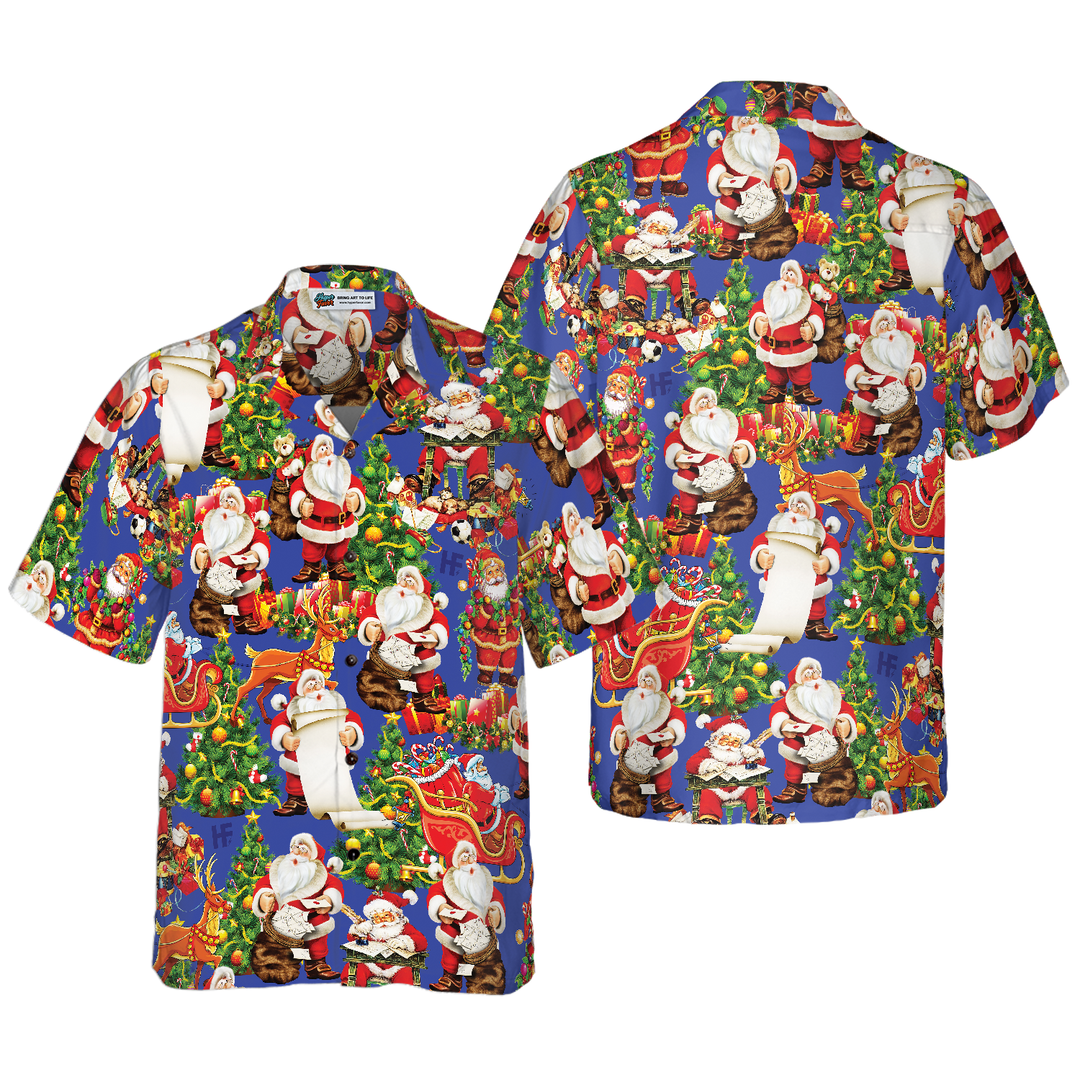 Luvik | God jul Julemannen 6 hawaiiskjorte