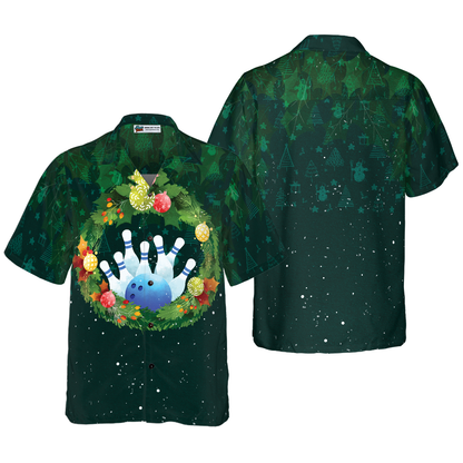 Luvik | Jouluhawaiipaidat miehille ja naisille, lyhythihainen hawaiipaita joulukruunulla.png