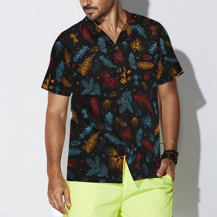 Luvik | Hyperfavor Santa Beach Muster 2 Skjorte Hawaii, Korte ermede julekjorter med knappkrage for menn og kvinner