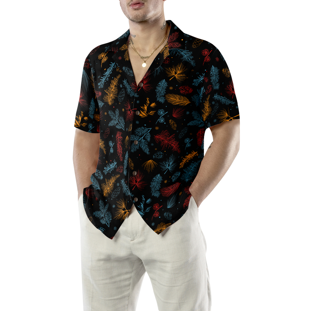 Luvik | Hyperfavor Santa Beach Muster 2 Skjorte Hawaii, Korte ermede julekjorter med knappkrage for menn og kvinner