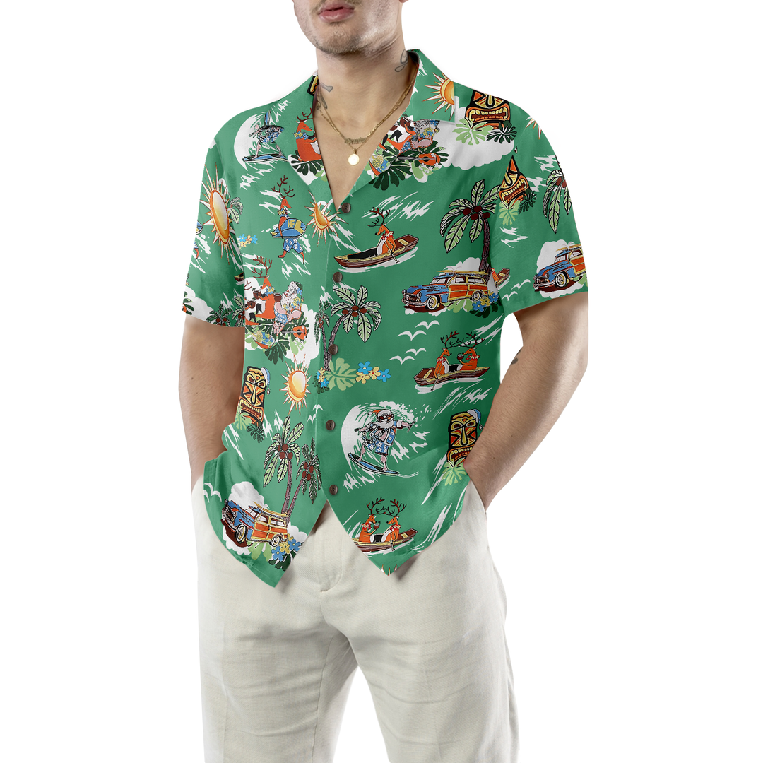 Luvik | God jul Julefar 10 Hawaii-skjorte