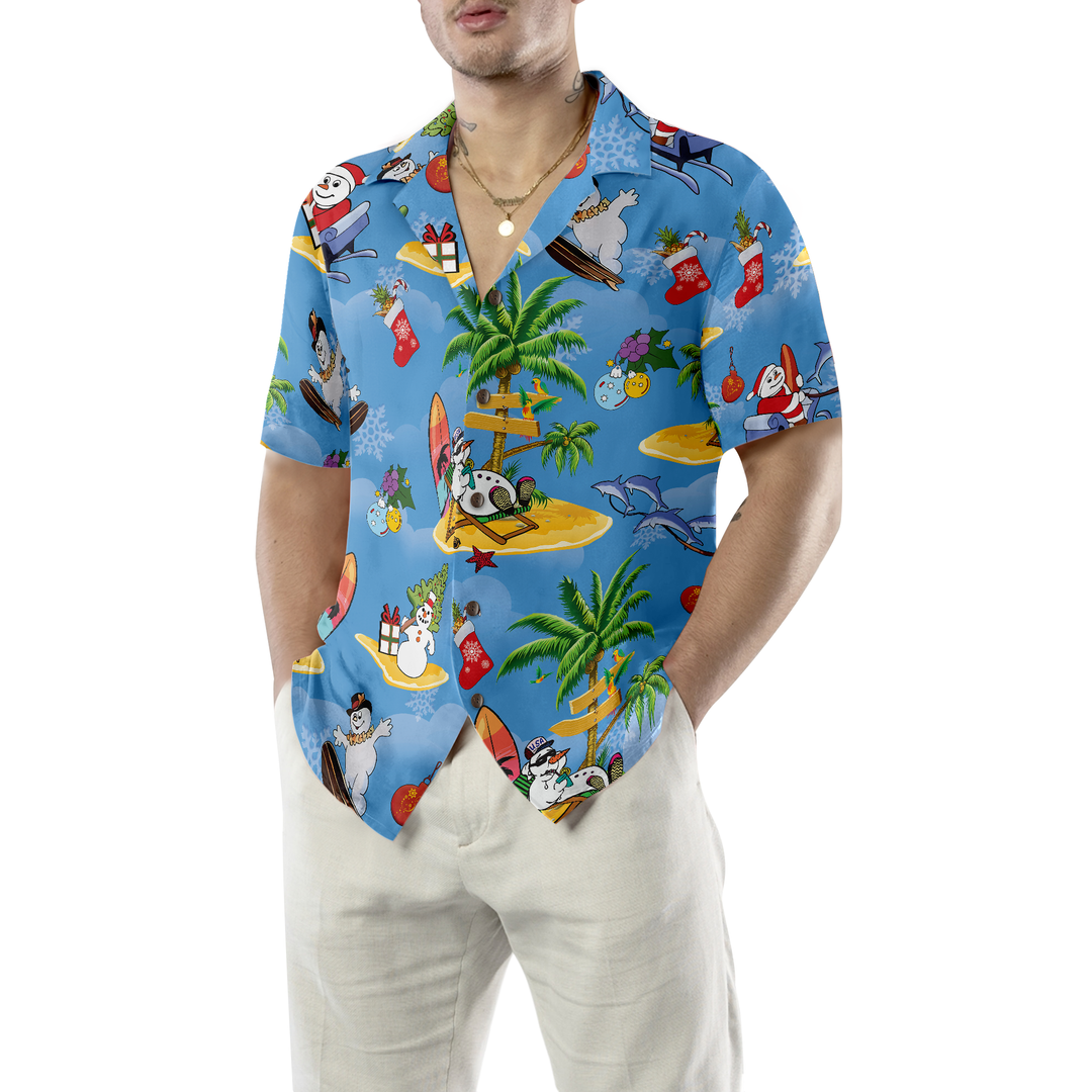Luvik | God jul Julemannen 17 Hawaii skjorte