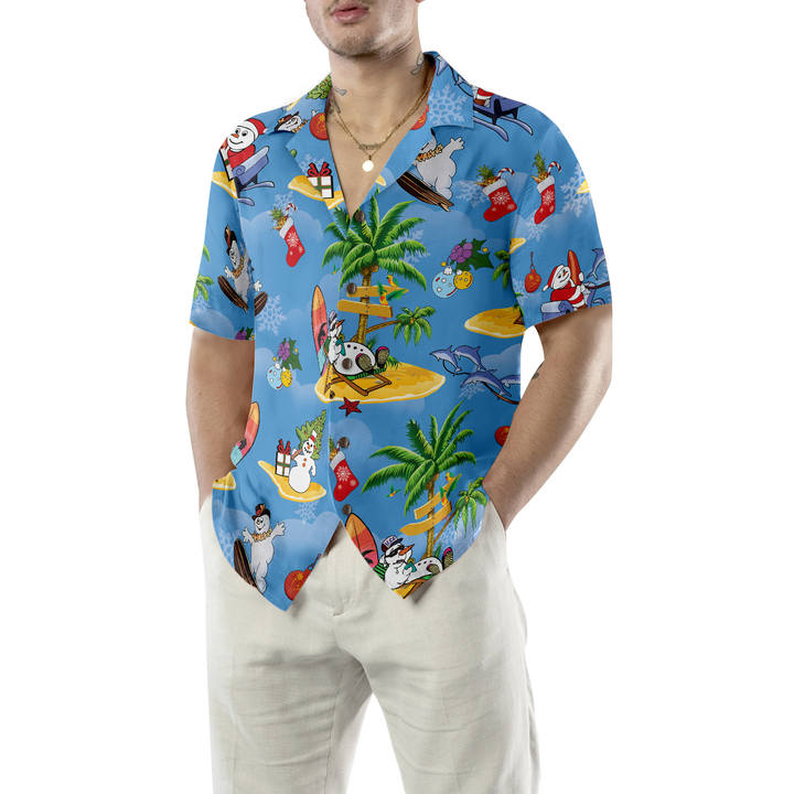 Luvik | God jul Julemannen 17 Hawaii skjorte