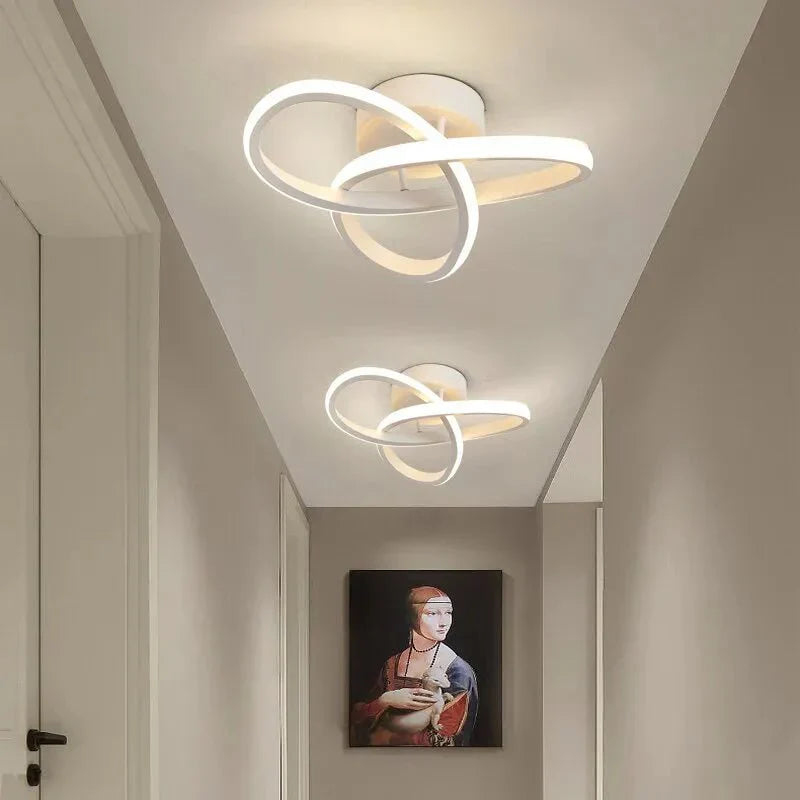 Moderne Abstrakt Trefarge Taklampe | Luvikno