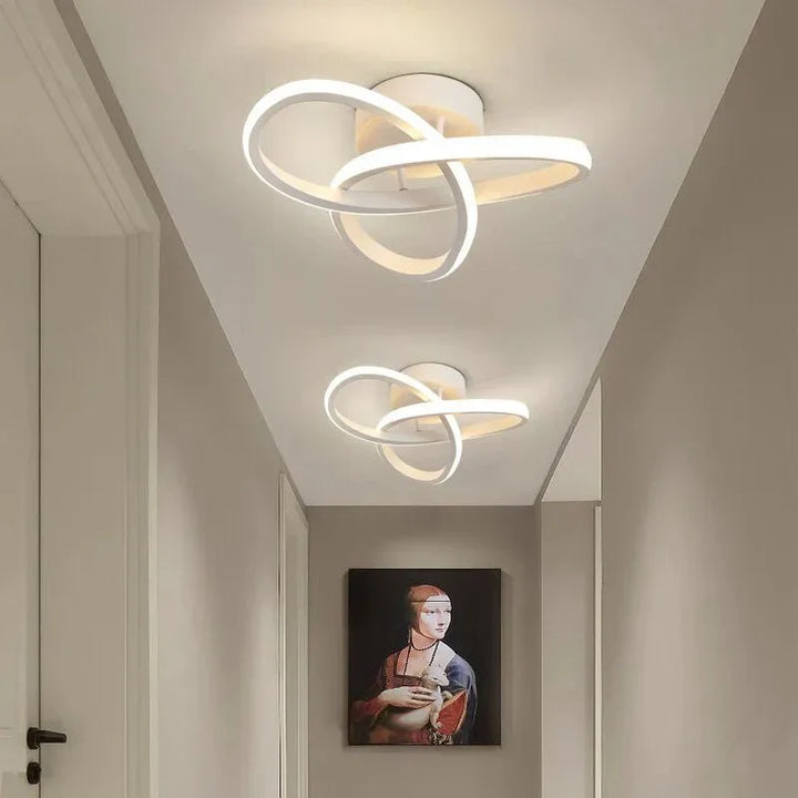 Moderne Abstrakt Trefarge Taklampe | Luvikno