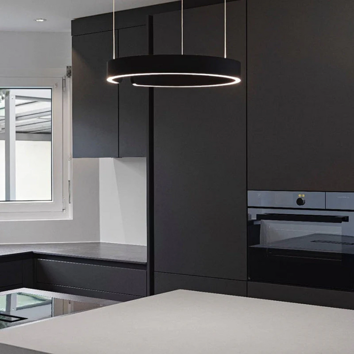 Luvikno | Moderne Sirkel LED Pendellampe - HaloRing