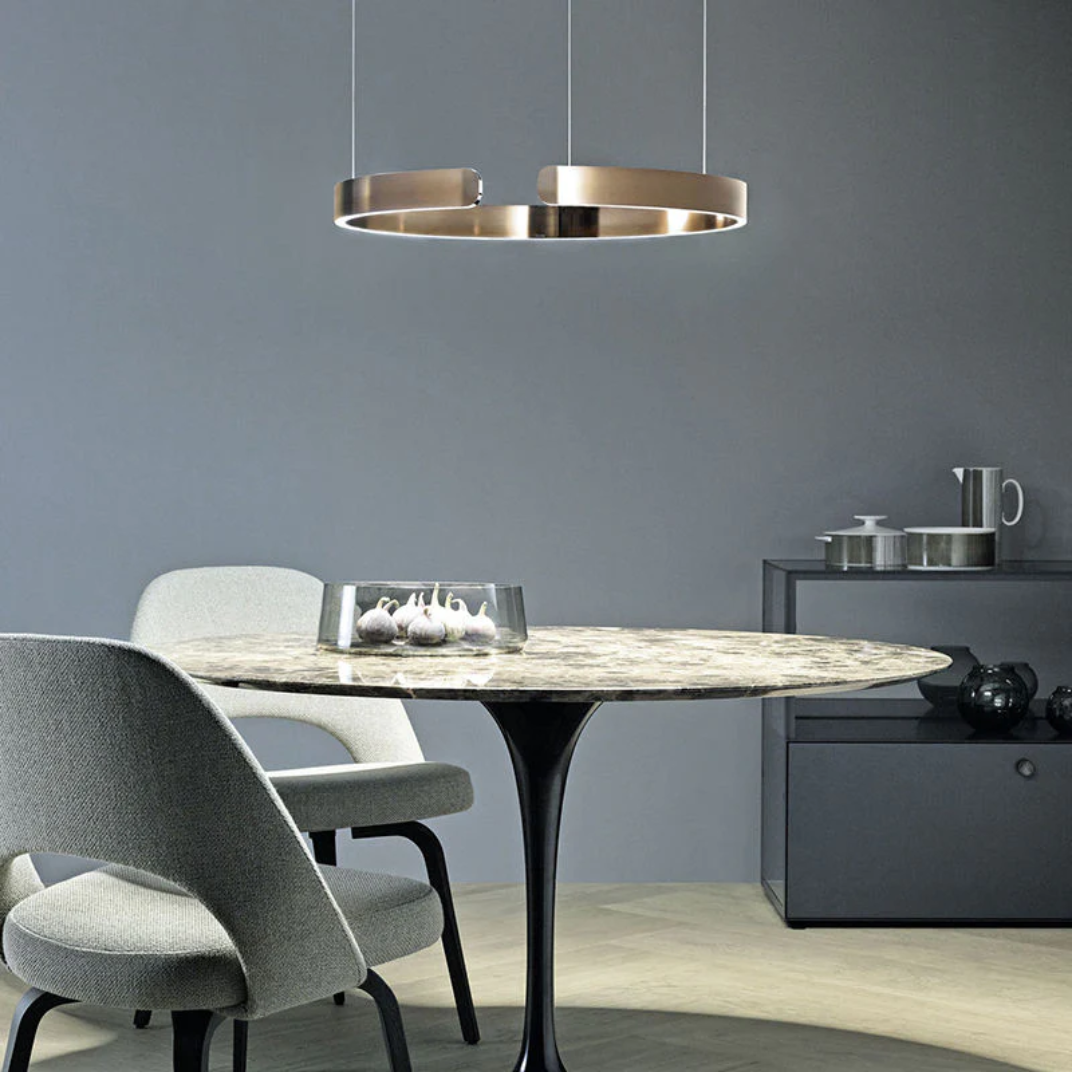 Luvikno | Moderne Sirkel LED Pendellampe - HaloRing