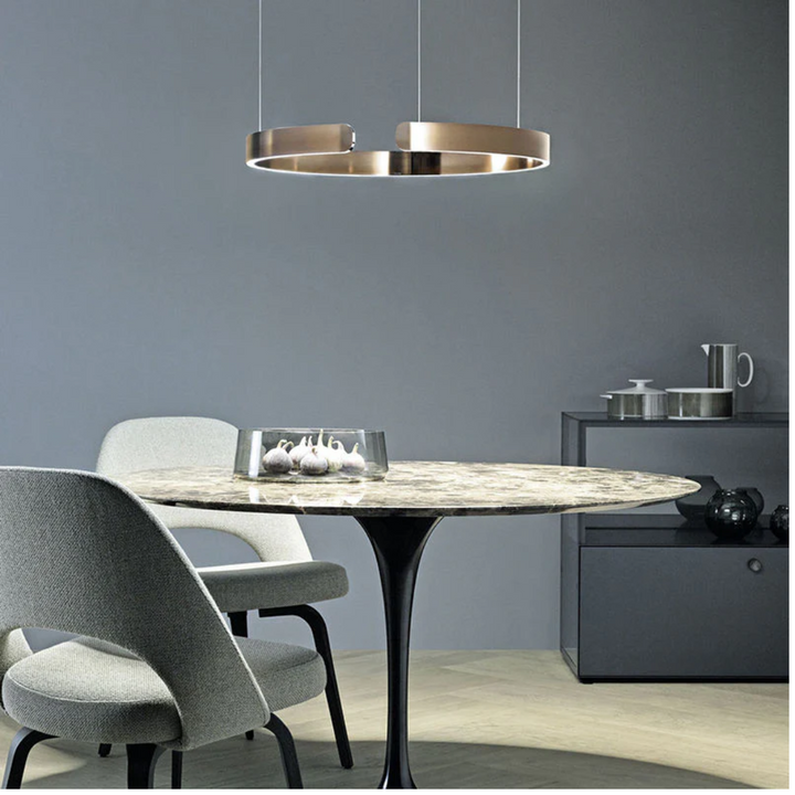 Luvikno | Moderne Sirkel LED Pendellampe - HaloRing