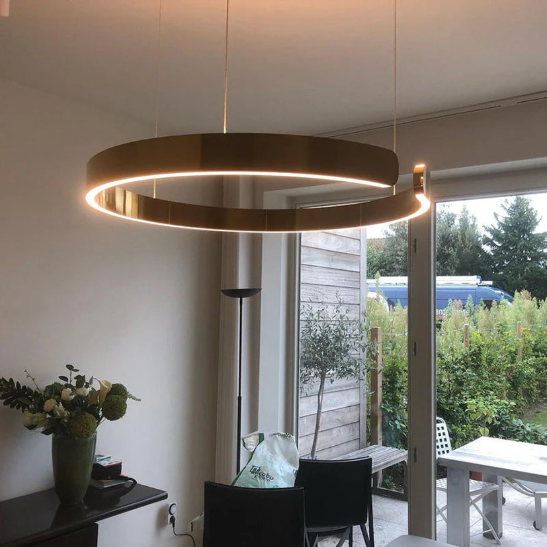 Luvikno | Moderne Sirkel LED Pendellampe - HaloRing