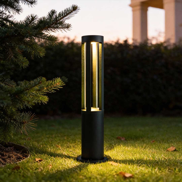 Halo Cutout Bollard Light | Luvikno
