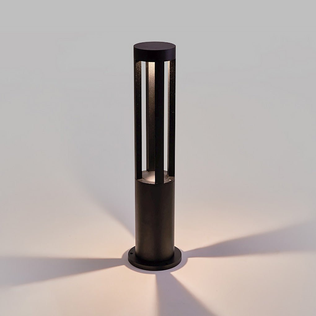 Halo Cutout Bollard Light | Luvikno