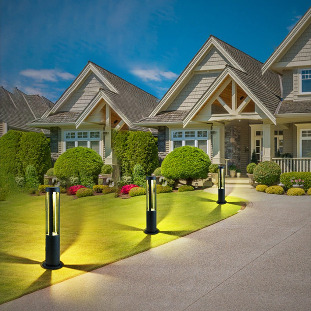 Halo Cutout Bollard Light | Luvikno