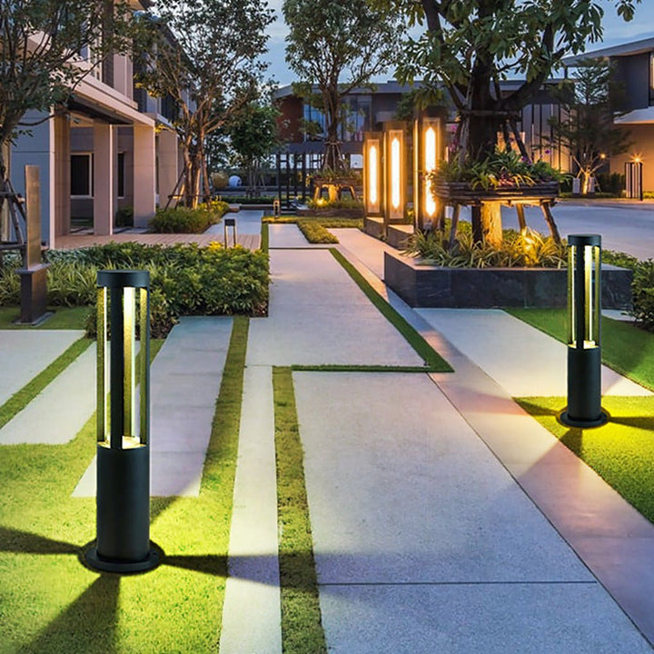 Halo Cutout Bollard Light | Luvikno