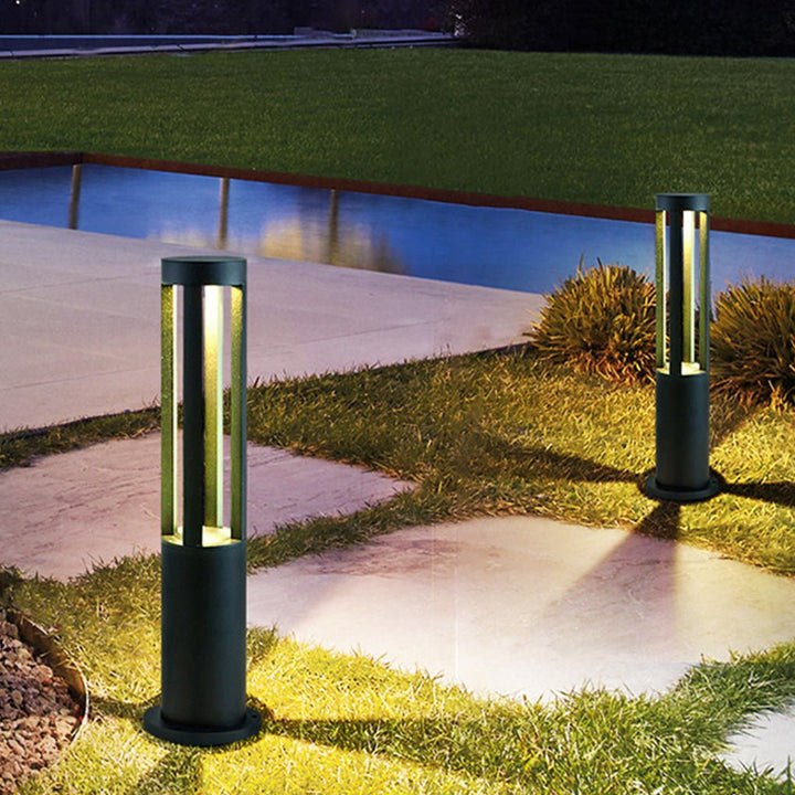 Halo Cutout Bollard Light | Luvikno