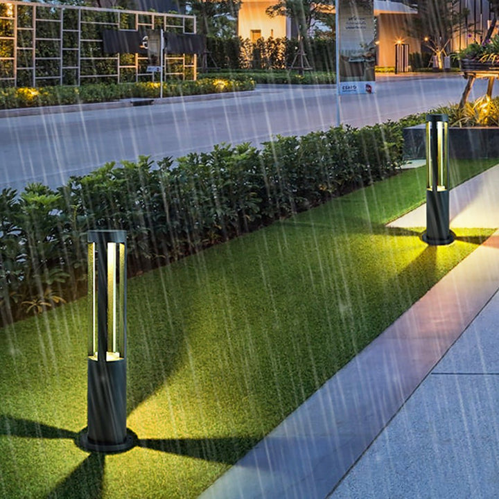 Halo Cutout Bollard Light | Luvikno
