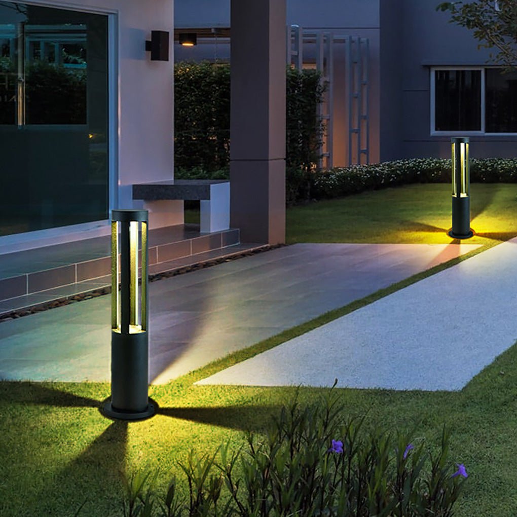 Halo Cutout Bollard Light | Luvikno