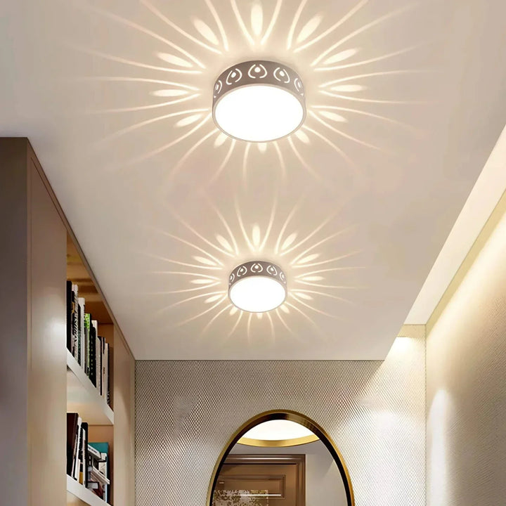 Elegant Gang Taklampe – Varm eller Kald Hvit | Luvikno
