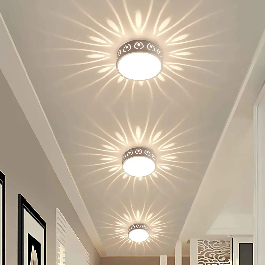 Elegant Gang Taklampe – Varm eller Kald Hvit | Luvikno