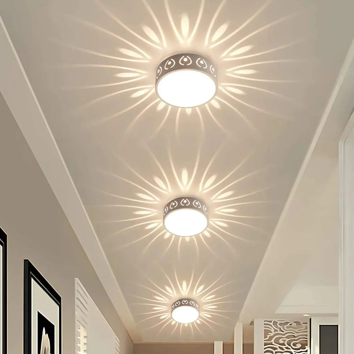 Elegant Gang Taklampe – Varm eller Kald Hvit | Luvikno