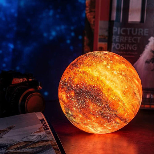 Galaxy Moon Lamp Luvikno