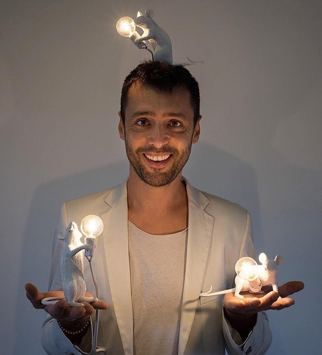 Luvikno | Mus bordlampe