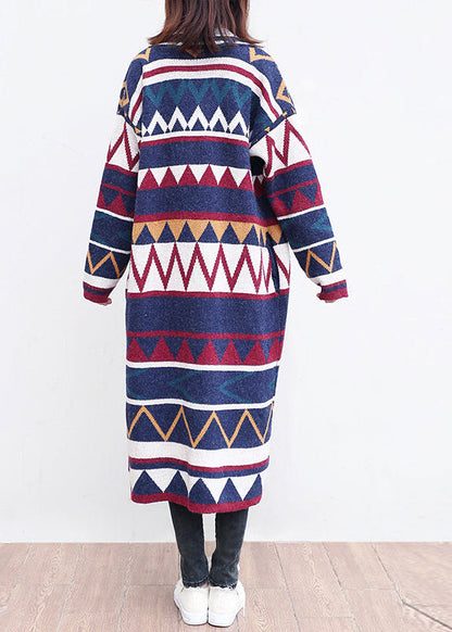 Luvik | Väri Muoti Puuvillaiset rento pitkähihainen neuleet sovitettu takit