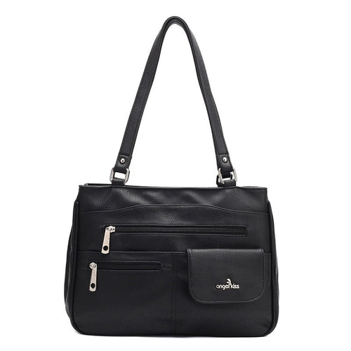 Multi-Compartment Kvinners Skulder- og Crossbody Veske – FlexiCarry | Luvikno
