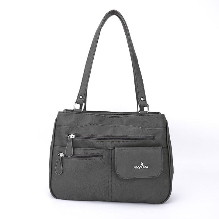 Multi-Compartment Kvinners Skulder- og Crossbody Veske – FlexiCarry | Luvikno