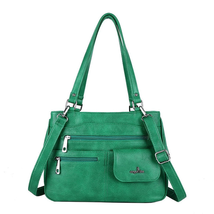 Multi-Compartment Kvinners Skulder- og Crossbody Veske – FlexiCarry | Luvikno