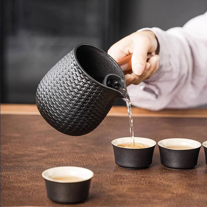 Multi-Use Teapot Japansk Stil Støpjern Teekanne Kjøkkenkettle | Luvikno