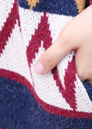 Luvik | Väri Muoti Puuvillaiset rento pitkähihainen neuleet sovitettu takit