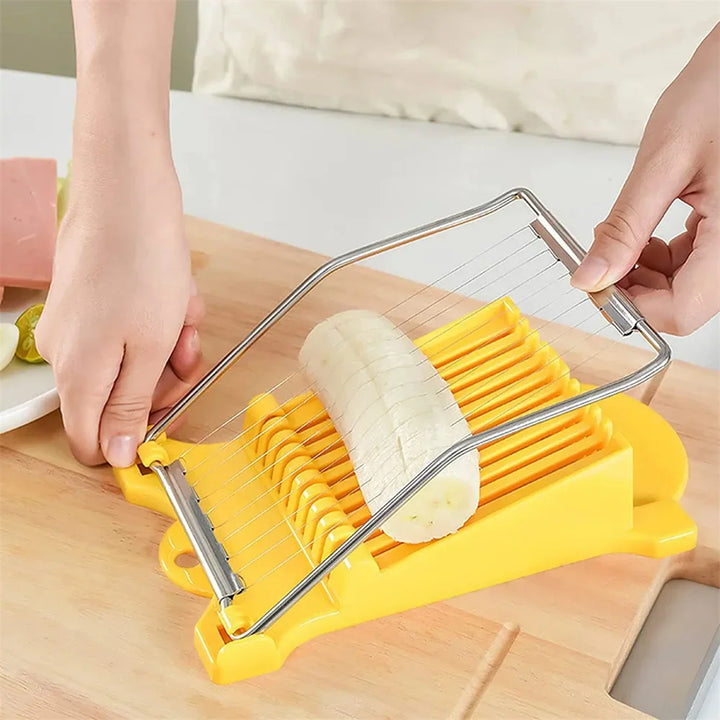 Multifunksjonell Lunchkjøtt Eggskjærer Rustfritt Stål Mat Slicer | Luvikno