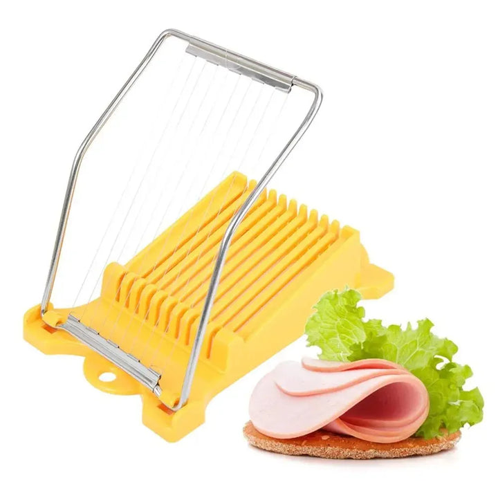 Multifunksjonell Lunchkjøtt Eggskjærer Rustfritt Stål Mat Slicer | Luvikno