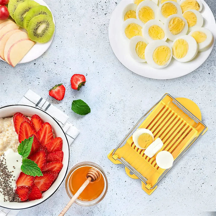 Multifunksjonell lunsjpølse eggkutter i rustfritt stål | Luvikno