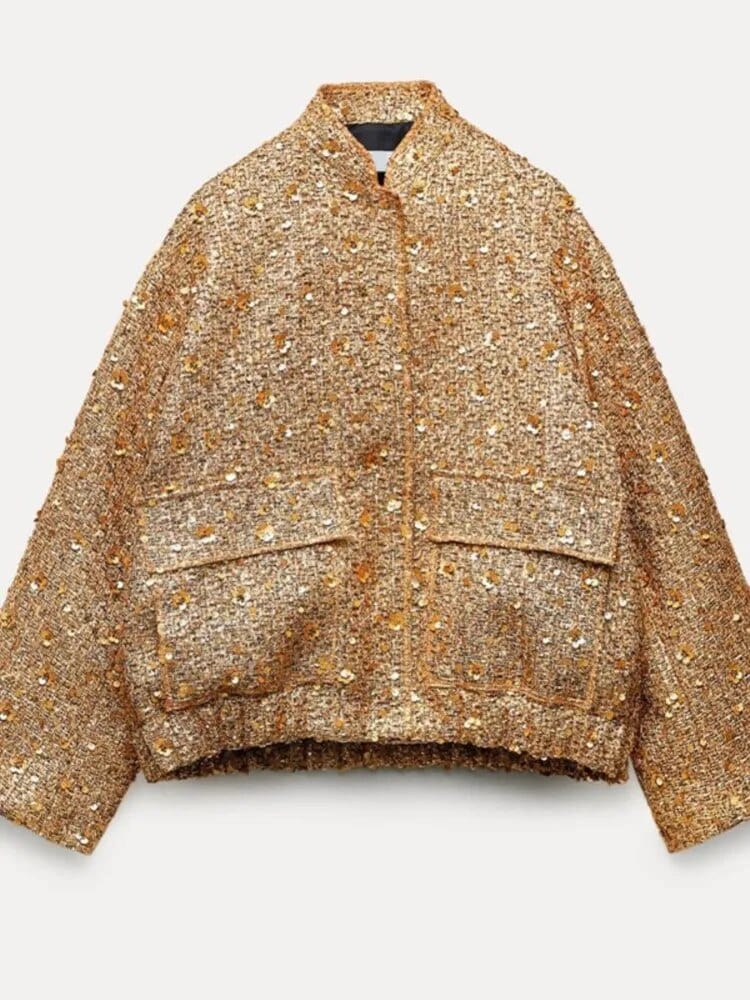 Luvik | Glitter Bomber Jacket