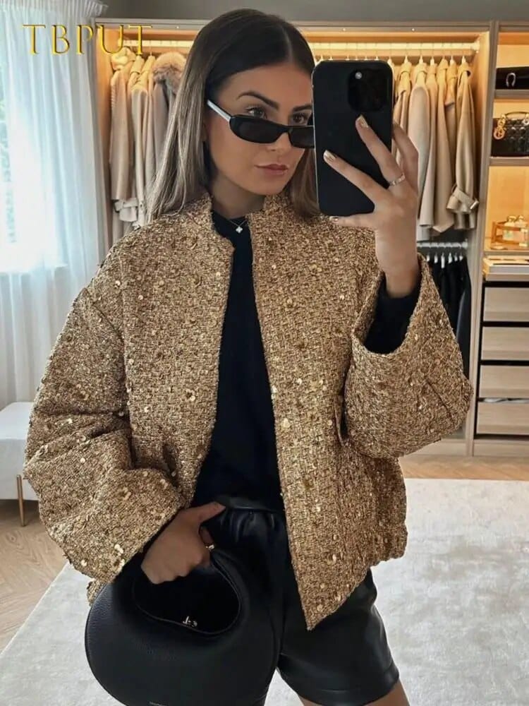 Luvik | Glitter Bomberjakke