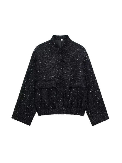 Luvik | Glitter Bomber Jacket