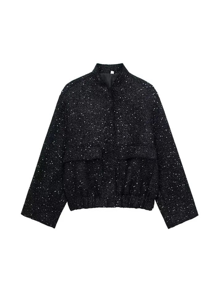 Luvik | bomber jacket Veste bomber pour femmes en paillettes