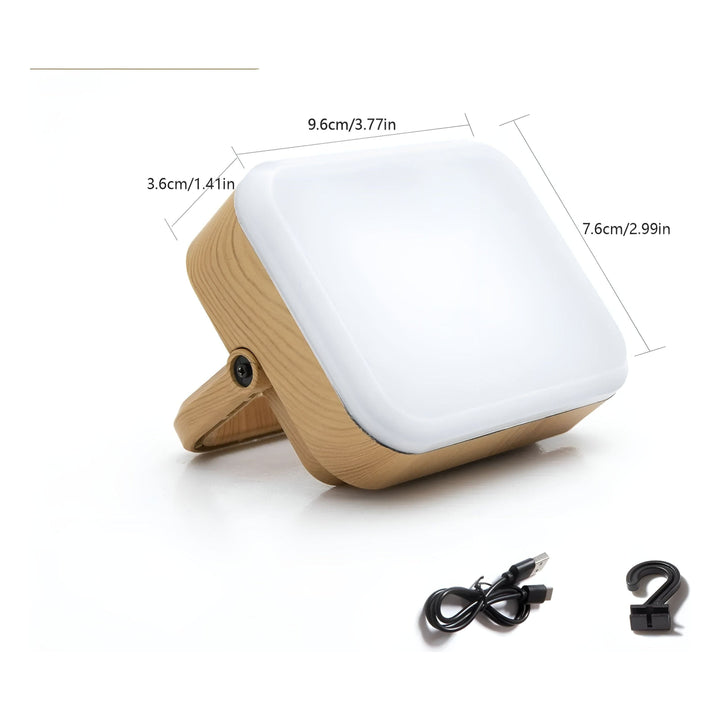 MagnaGlow – Magnetisk oppladbar LED-lampe med rund, kompakt design Luvikno