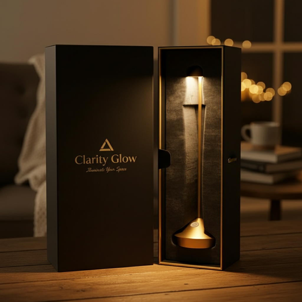 ClarityGlow – Trådlampen LED-bordlampe | Luvikno