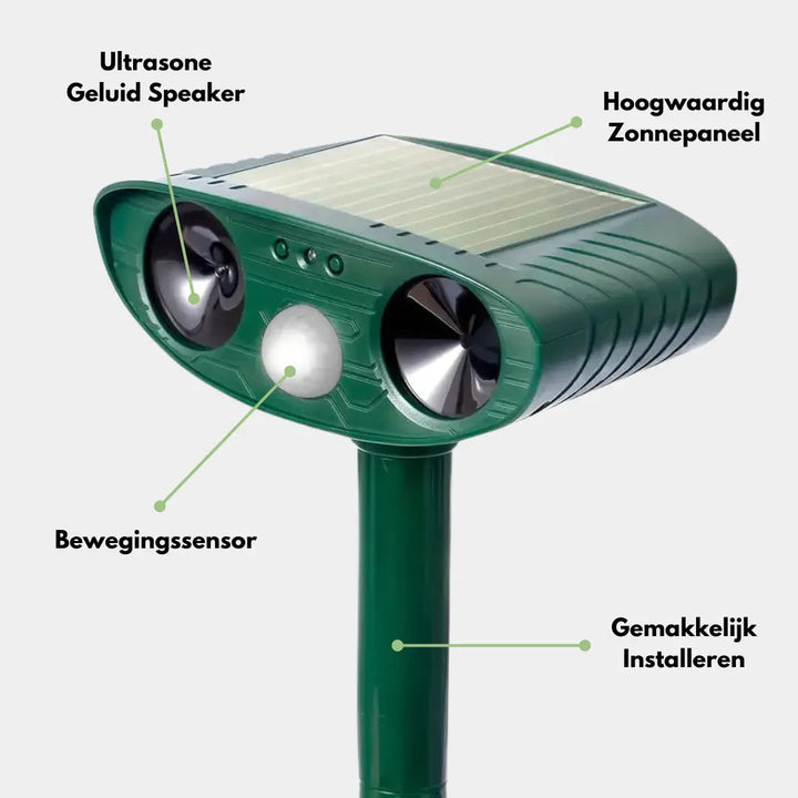 NatureGuard Solcelledrevet Katterepeller Luvikno