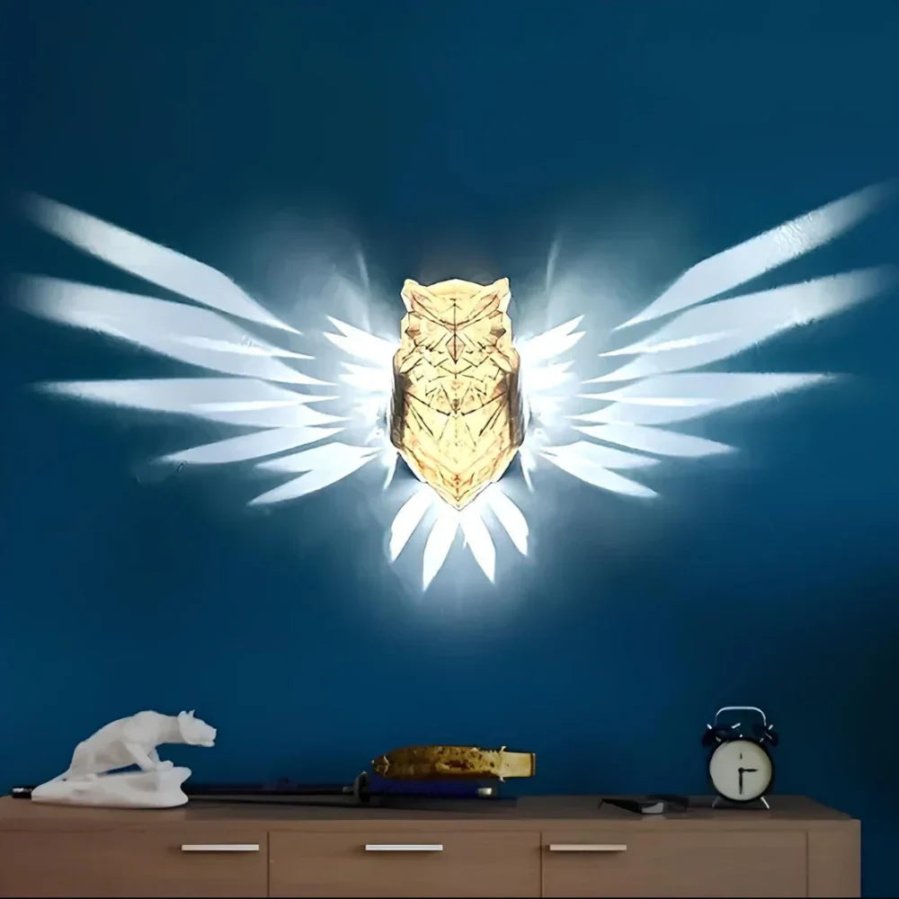 LED Dyreprojeksjonsvegglampe Luvikno